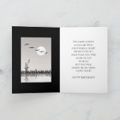 IN FLIGHT BIRTHDAY CARD FOR DAD サンキューカード (内部)