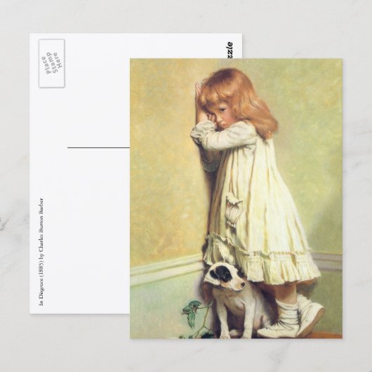 In Frekby Charles Burton理容師、ヴィンテージアート ポストカード (正面/裏面)