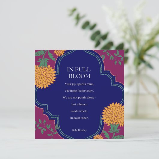 In Full Bloom シーズンカード (スタンド正面)