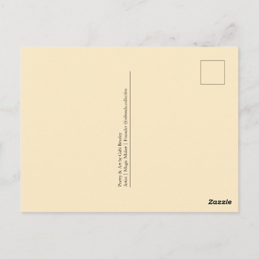 In Full Bloom ポストカード (裏面)