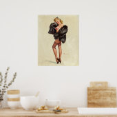 In Furs Pin Up ポスター (キッチン)