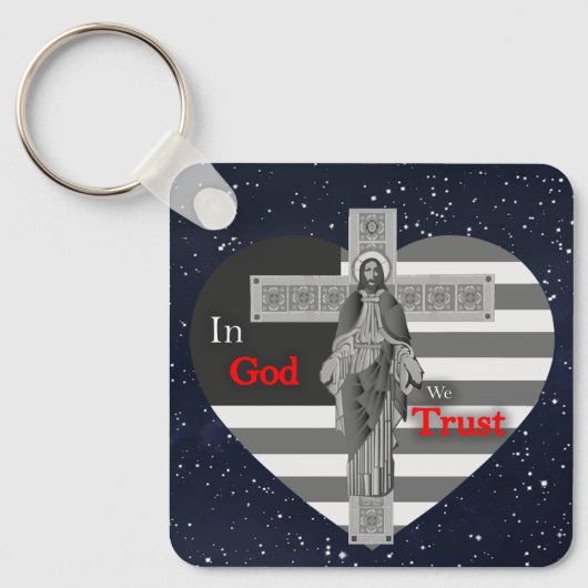 In God we Trust キーホルダー (正面)