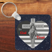 In God we Trust キーホルダー (正面)