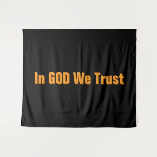 In GOD We Trust タペストリー (正面(横))