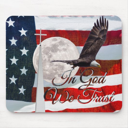 In God We Trust マウスパッド (正面)