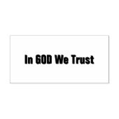 In GOD We Trust ラバースタンプ (インプリント)