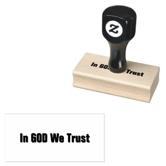In GOD We Trust ラバースタンプ (押印)