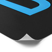 In God We Trust All Others Bring Data Lean Quote ポスター (角)