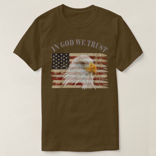 In God We Trust American Respect T-Shirt Tシャツ (デザイン正面)