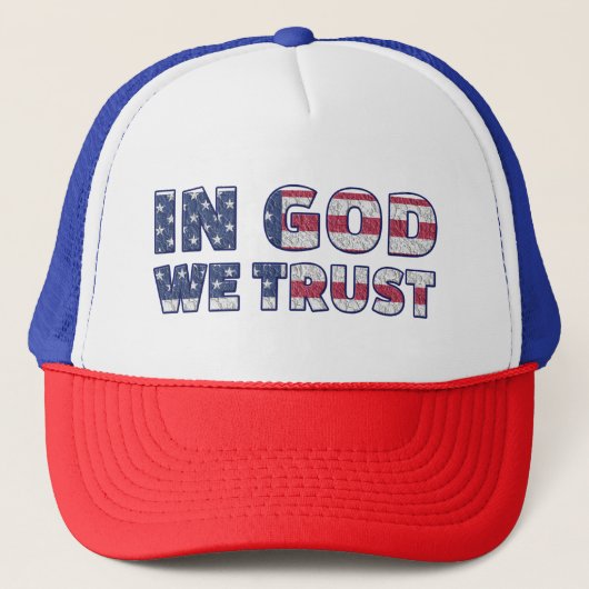 In God We Trust Hat キャップ (正面)