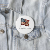 In God We Trust USA 愛国 缶バッジ (インサイチュ)