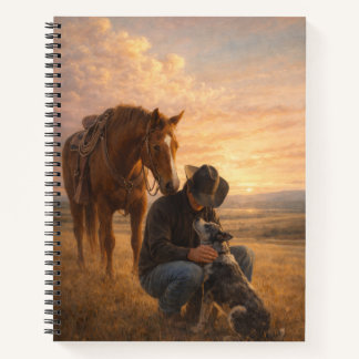 In Good Company | Cowboy Horse Dog | Notebook ノートブック