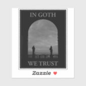 In Goth We Trust シール (シート)