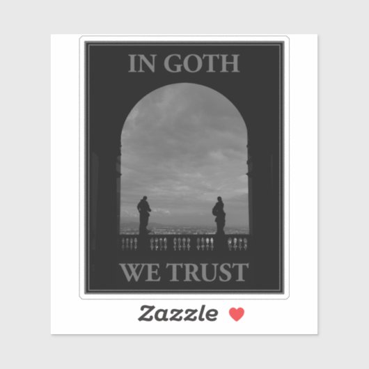 In Goth We Trust シール (シート)