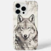 In Grays Silent Guardian Wolf Case-Mate iPhoneケース (裏面)