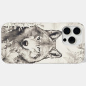 In Grays Silent Guardian Wolf Case-Mate iPhoneケース (裏面 (横))
