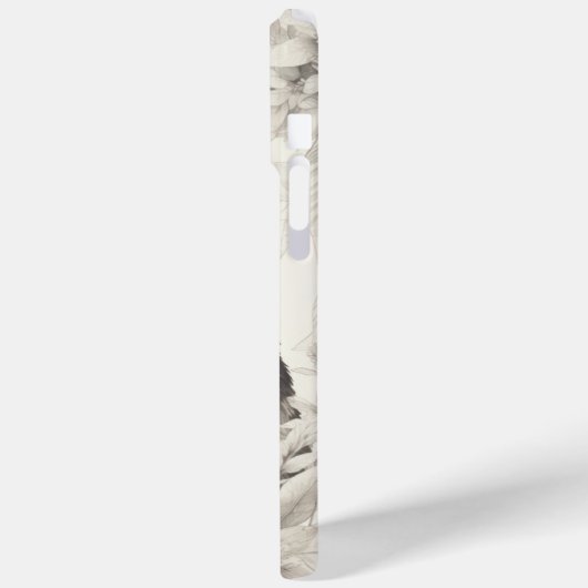 In Grays Silent Guardian Wolf Case-Mate iPhoneケース (裏面 / 左)