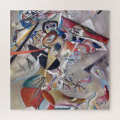 In Grey Kandinsky Modern Abstract Artwork ジグソーパズル (横)
