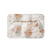 In Harmony with the Wild Bath Mat | Boho Bathroom  バスマット (正面)
