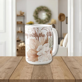 In Harmony with the Wild Mug | Boho Ceramic Cup コーヒーマグカップ