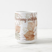 In Harmony with the Wild Mug | Boho Ceramic Cup コーヒーマグカップ (中央)