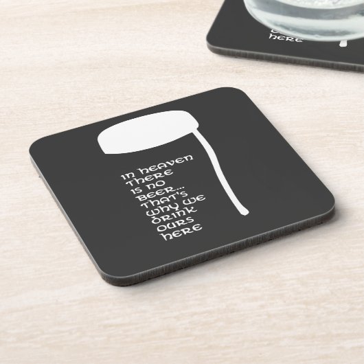 In Heaven there is no beer コースター (左側)