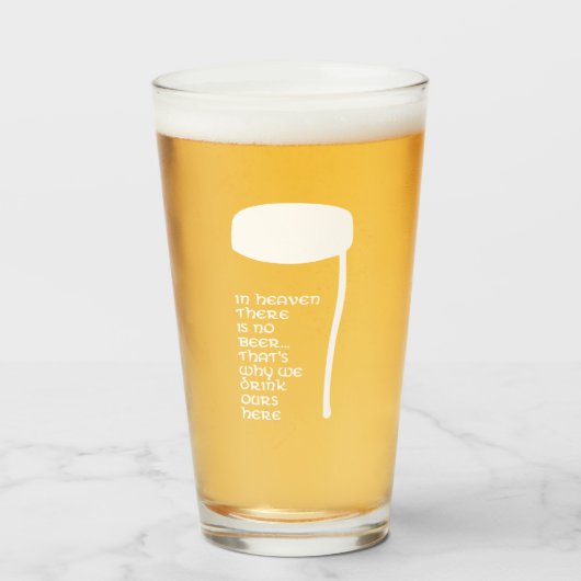 In Heaven there is no beer タンブラーグラス (ドリンク正面)