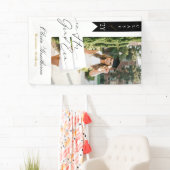 In Her Grad Era Elegant Photo Graduation Party 横断幕 (インサイチュ)