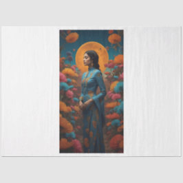 In het bloemenveld decoupage tissue papier 薄葉紙