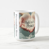 In His Peace Mug コーヒーマグカップ (正面右)