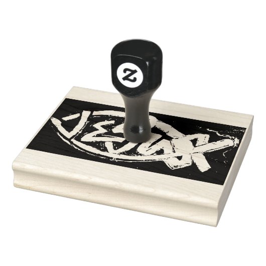 "In Jesus Name" 4" x 5"ゴム印 ラバースタンプ (スタンプ)