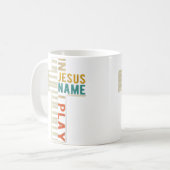 In Jesus' Name I Play Piano Christian Music 	 Gift コーヒーマグカップ (正面左)