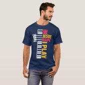 In Jesus Name I Play Piano Christians Tシャツ (正面フル)