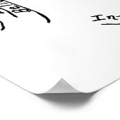 「In Joy」キャンバス印刷 ポスター (角)