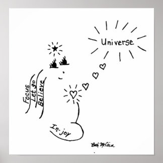 「In Joy」キャンバス印刷 ポスター