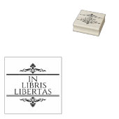 In Libris Libertas - Books Freedom ラバースタンプ (押印)