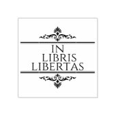 In Libris Libertas - Books Freedom ラバースタンプ (インプリント)