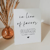 In Lieu Of Favors Wedding 台座サイン