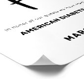 In lieu of favors wedding sign poster ポスター (角)