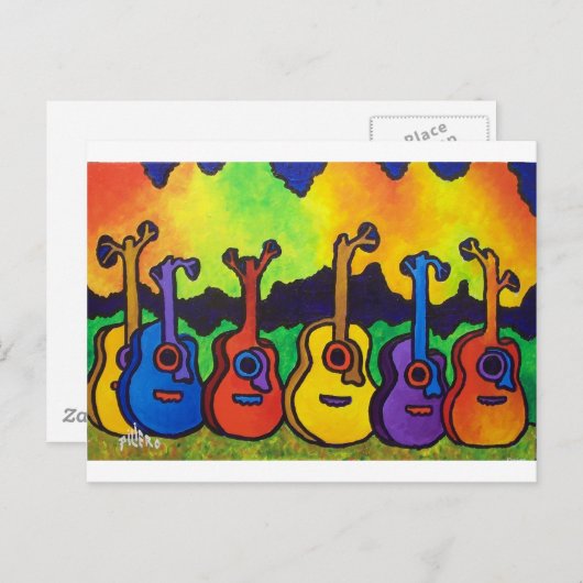 In Life私はピリエロで歌う ポストカード (正面/裏面)