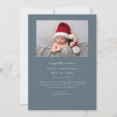 In Love包まれた石板フォト誕生 案内状 (裏面)