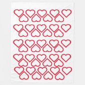 in love フリースブランケット (正面)