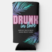 In Love 飲 Neon Blue & Pink Tropical Bach スリム缶クーラー (裏面)