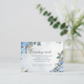 In Love BlueフローラWishing Well 結婚's エンクロージャーカード (スタンド正面)