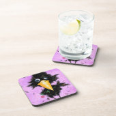 In Love Crow - -おもしろい写真/文字/名前を追加 コースター (右側)