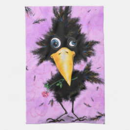 In Love Crow – 紳士おもしろい- キッチンタオル