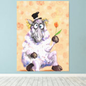 In Love Ram おもしろい - キャンバスプリント (インサイチュ (ウッドフロア))