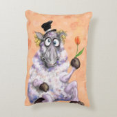 In Love Ram - Romantic – テキスト/名前を追加 アクセントクッション (裏面(縦))