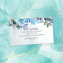 In Love Water Colorブルーフローラ結婚ズWebサイト