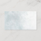 In Love Water Colorブルーフローラ結婚ズWebサイト エンクロージャーカード (裏面)